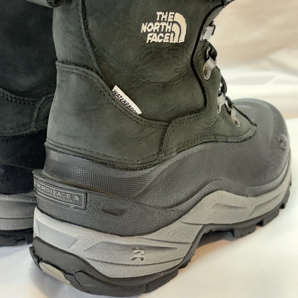 The North Face Chilkat Waterproof Duck Boots Women's 8.5‎ LaceUp Snow PrimaLoft